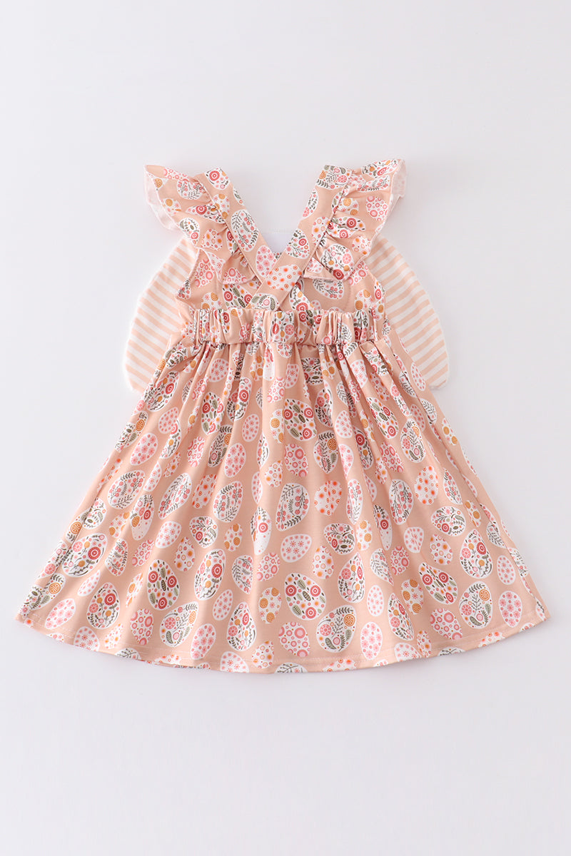 Easter bunny applique dress