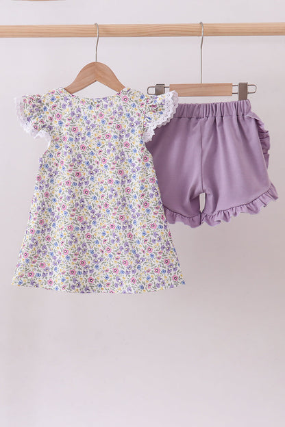 Goose Floral Appliqué Set