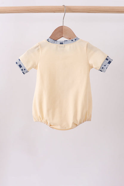 Khak boot applique bubble