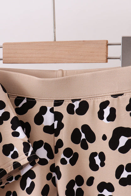 Leopard bamboo pajama set