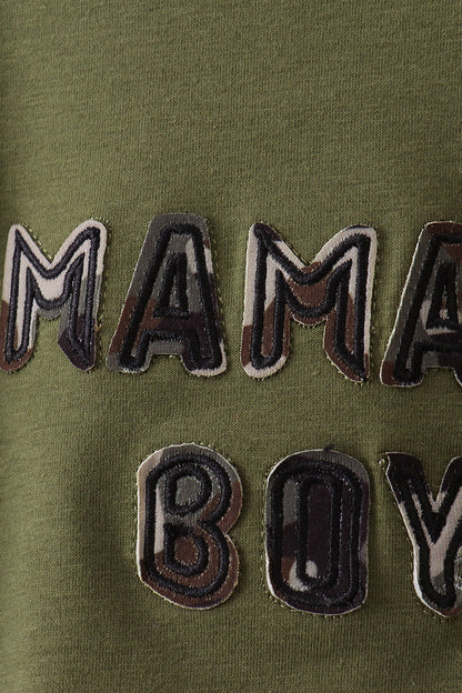 Mama's Boy Applique Bubble