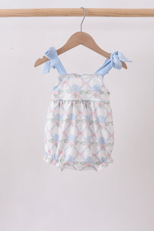 Blue Floral Bubble