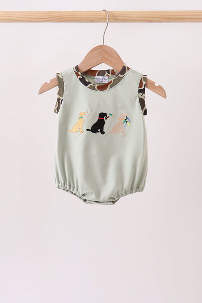 Camo Hunting Embroidered Bubble