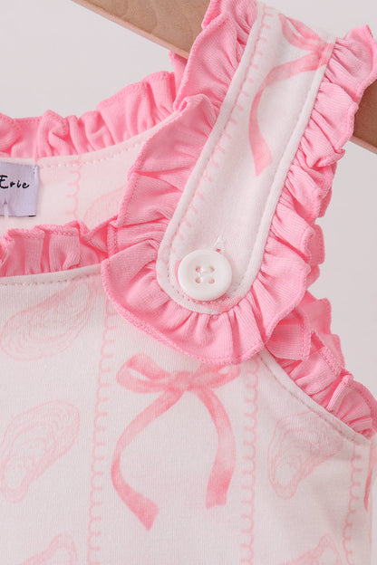 Pink Bow Print Bubble