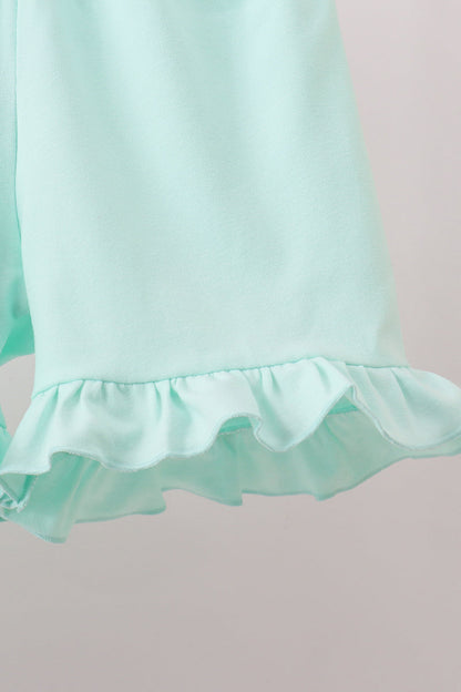 Rainbow Stripe Ruffle Set
