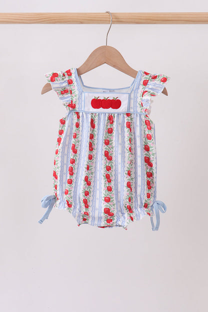 Red Apple Applique Bubble