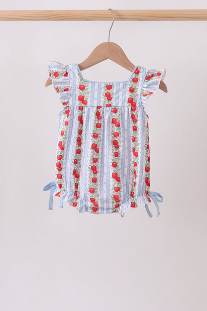 Red Apple Applique Bubble