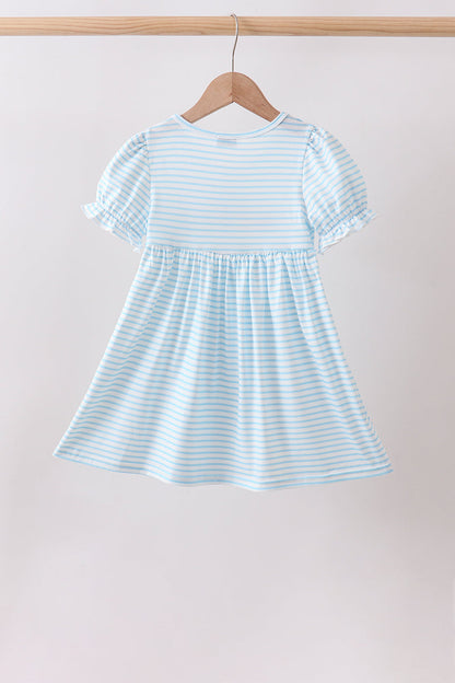 Blue School Apple French Knot Dress