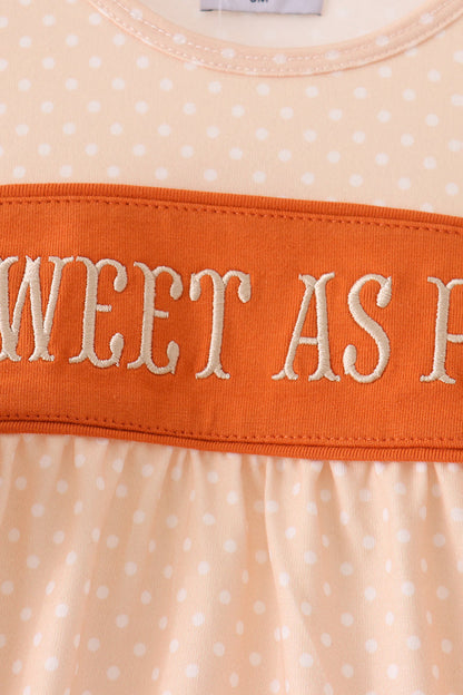 Sweet as pie embroidery bubble