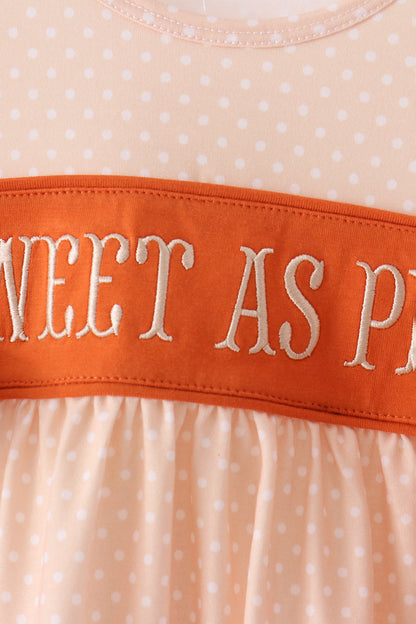 Sweet as pie embroidery bloomer set