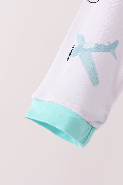Airplane bamboo 2pc pants set