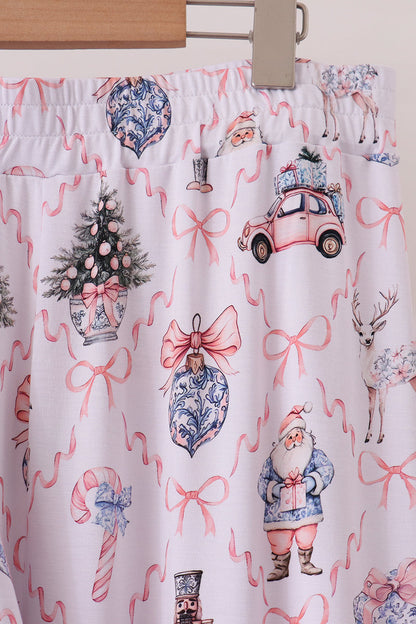 Pink nutcracker bamboo mom&me pajama set
