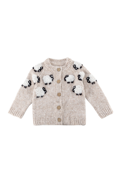 Sheep cardigan sweater