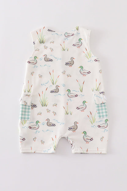 Sage Mallard Floral Jon Jon