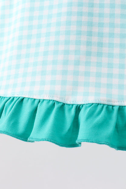 Green Mallard Embroidered Bloomer Set