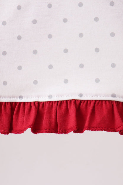 Maroon Alabama Elephant Applique Set
