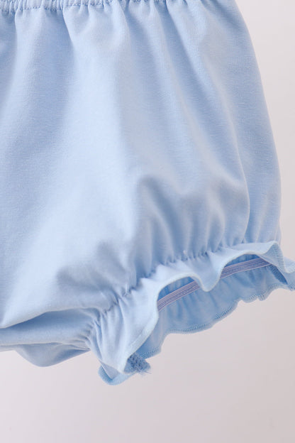 Blue Hydrangea Ruffle Bloomer Set