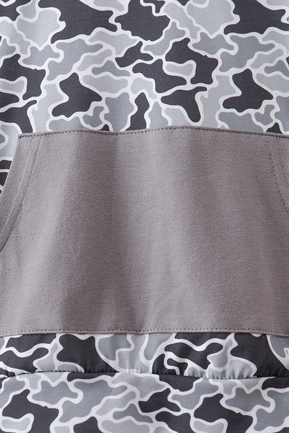 Grey Camouflage Hoodie