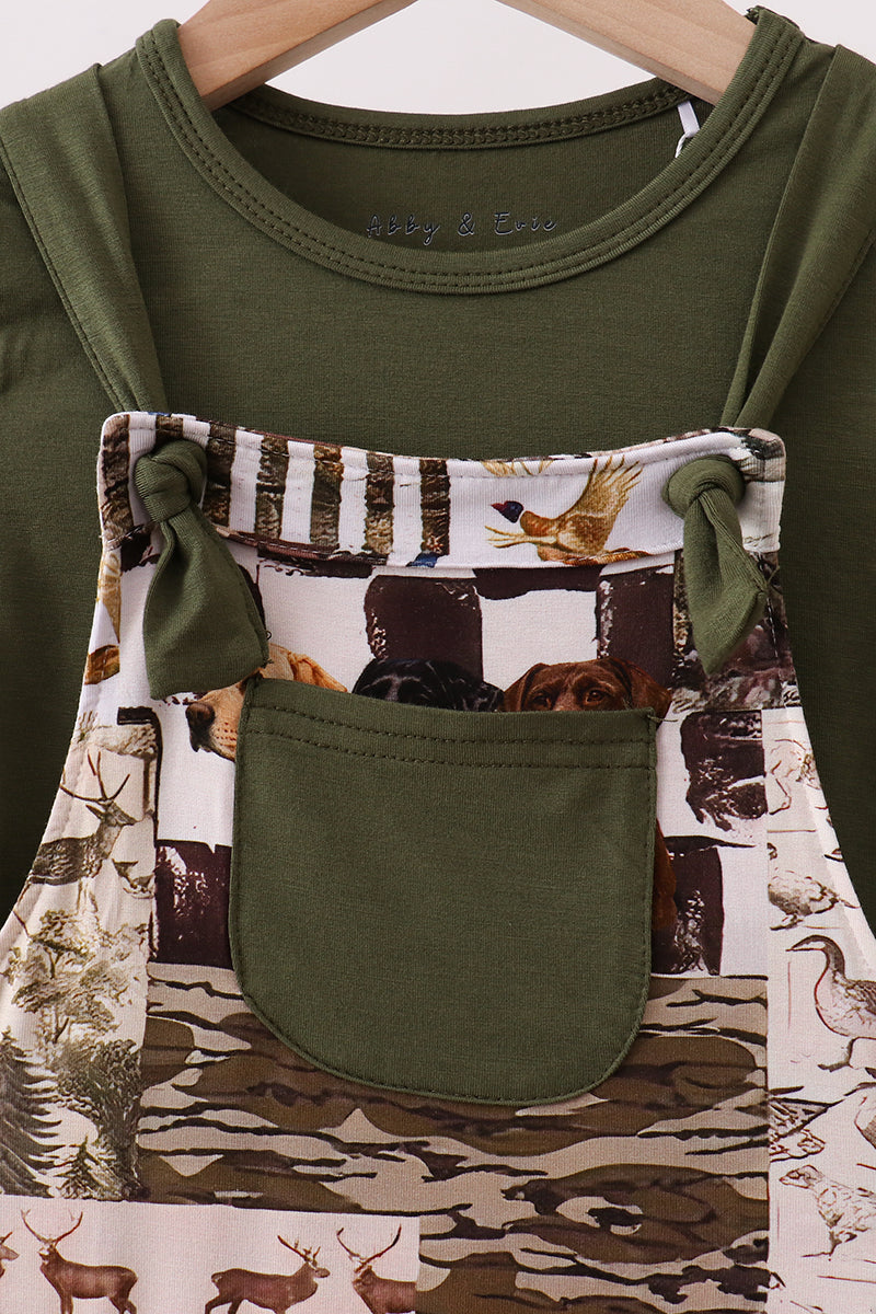 Forest Hunting bamboo 2pc set