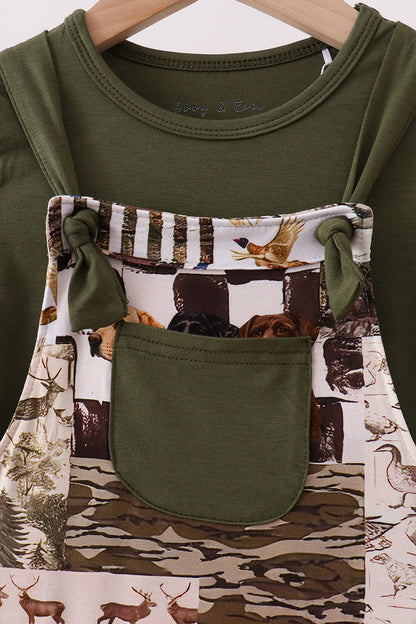 Forest Hunting bamboo 2pc set