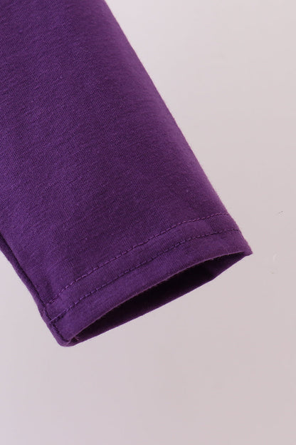 Purple Ghost Applique Top