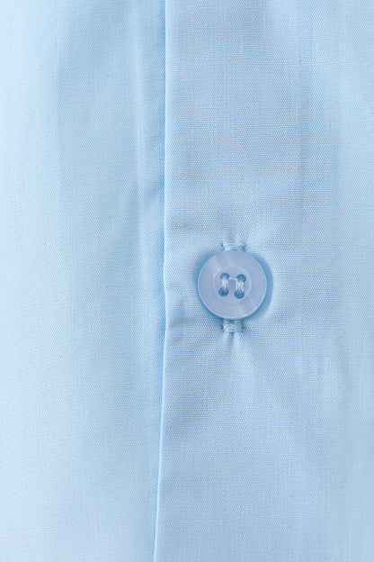 Blue button down shirt