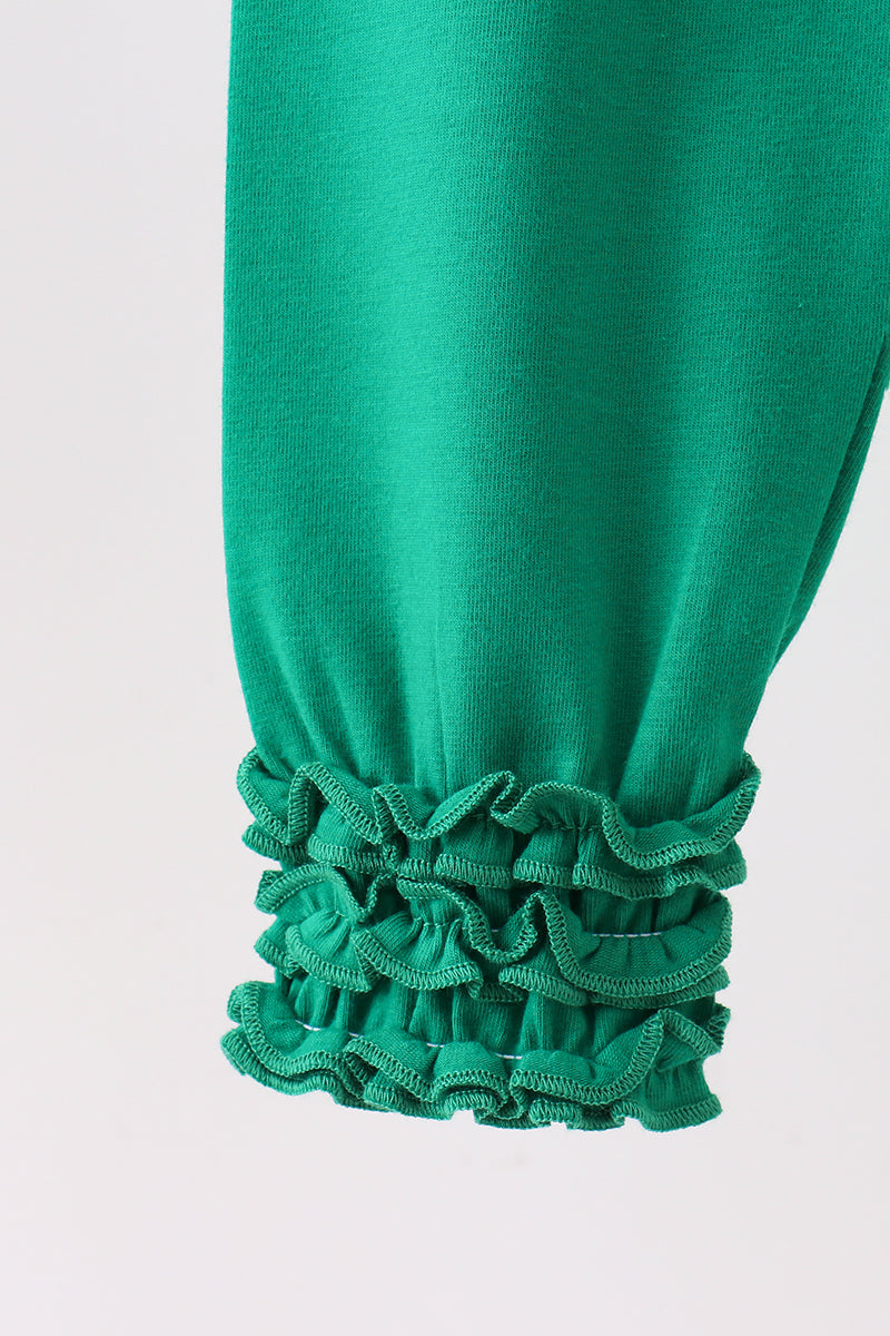 Forest icing ruffle pants