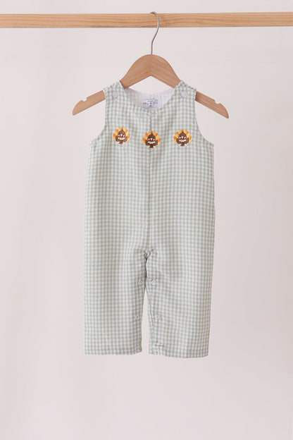 Beige turkey embroidery gingham jonjon