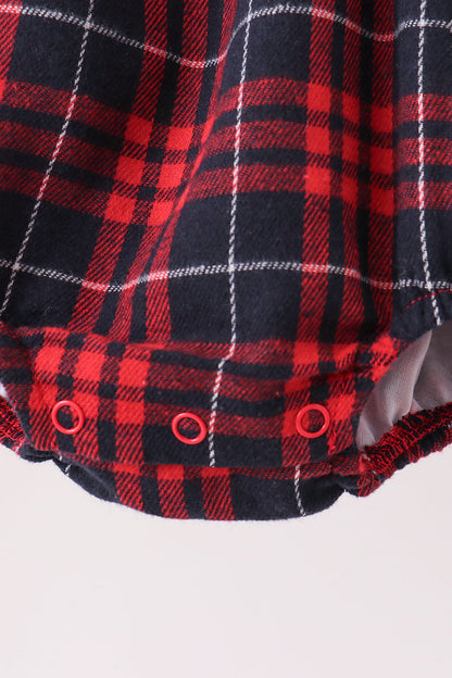 Red plaid bubble