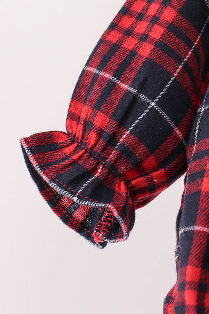 Red plaid bubble