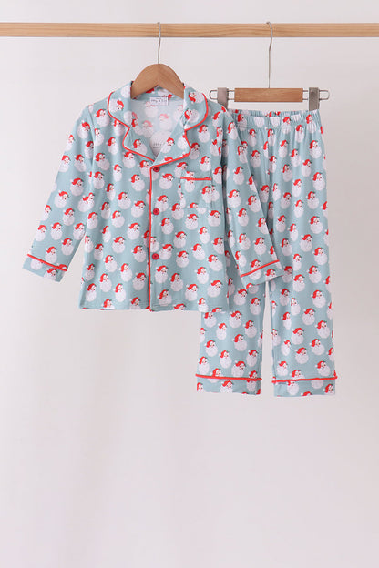Sage santa claus bamboo pants set