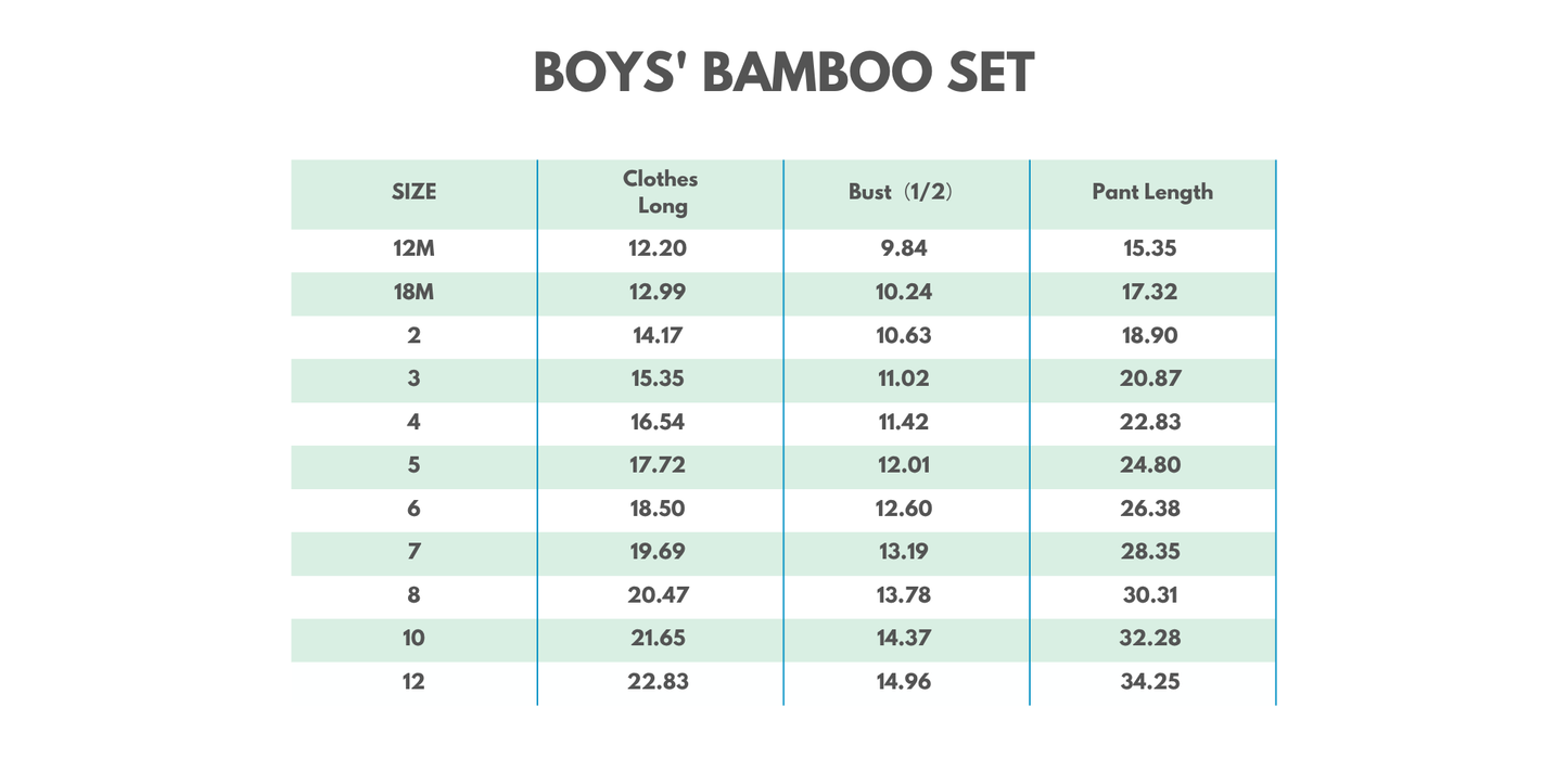 Forest Hunting Bamboo Pajama set
